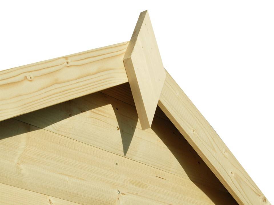 Abri de jardin bois TONGA - 181 x 239 cm - Cabane de jardin - Cabanon - Image 5