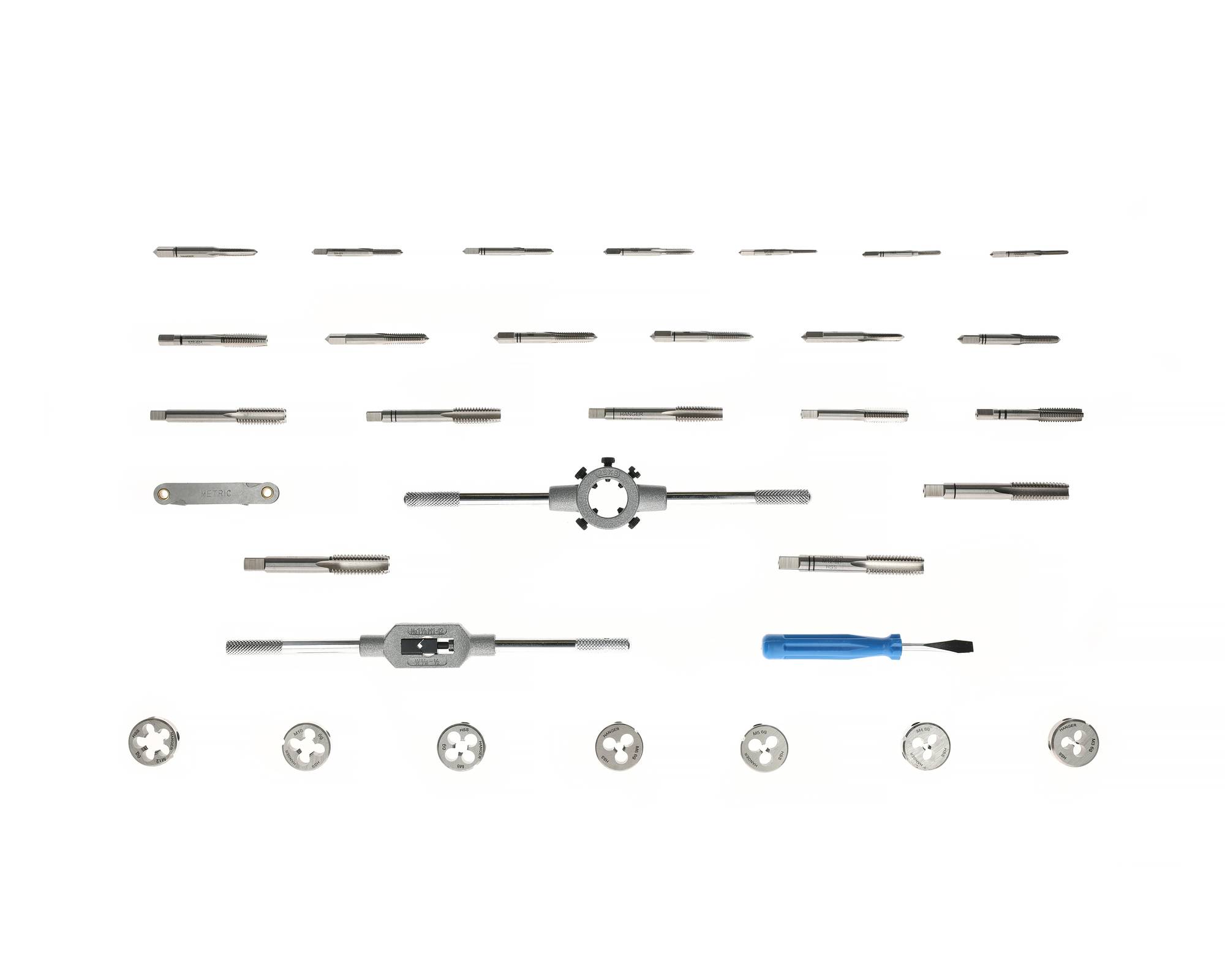 Coffret de 32 tarauds à mains et filières - HANGER - 155899 - Image 2