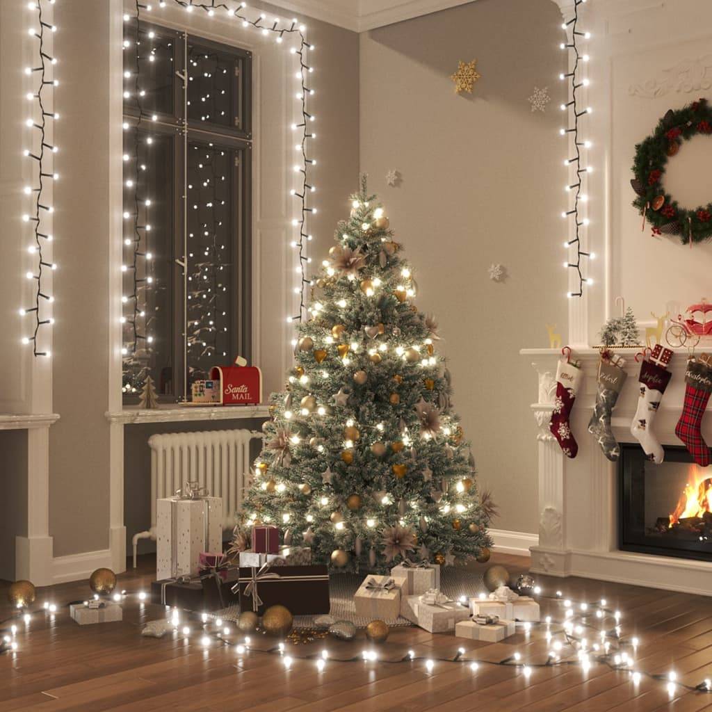 Guirlande LED Compacte Géante 3000 LED Déco Noël Extérieur Blanc Froid 65m – ComfortXL Outdoor Living - Image 1