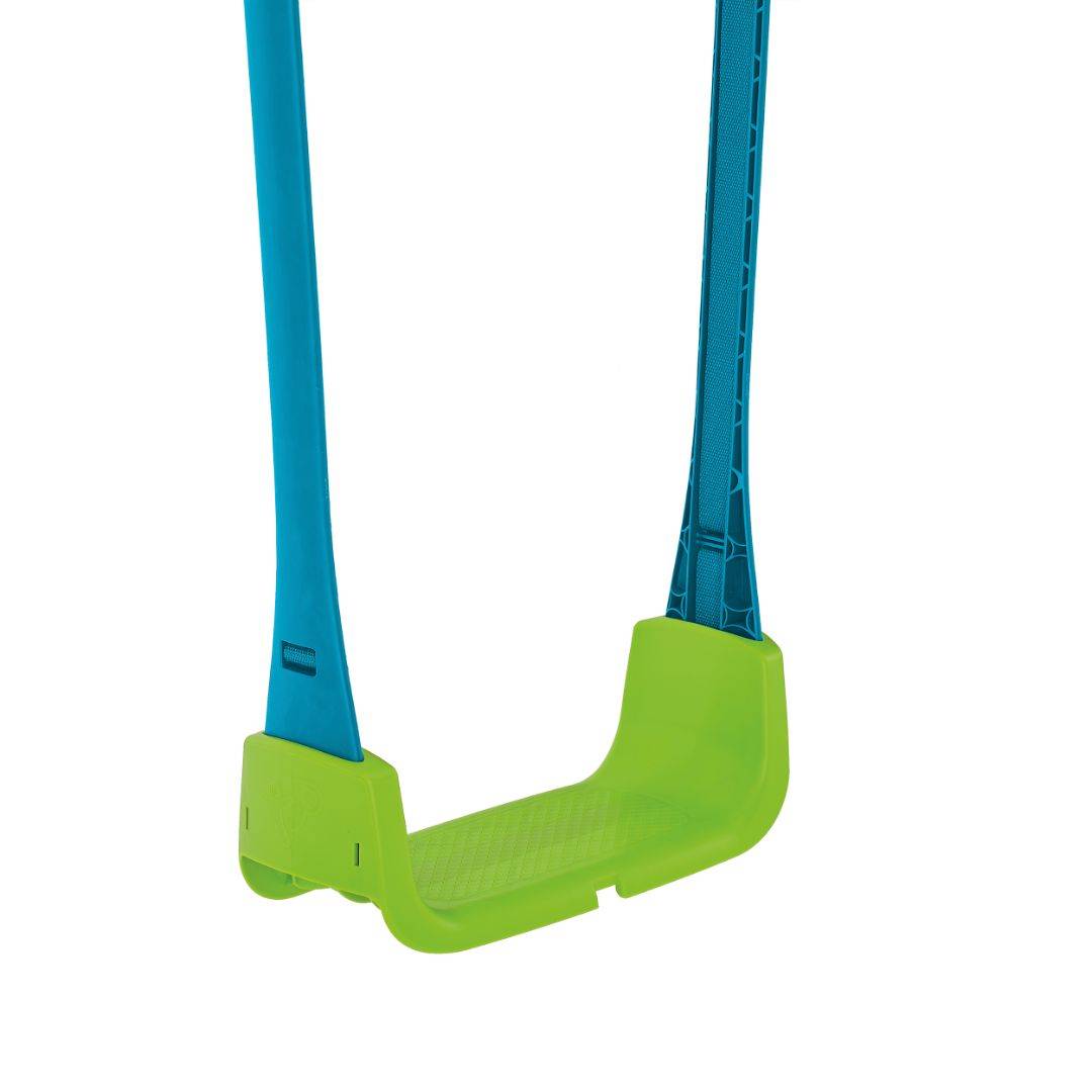 Balançoire siège bébé évolutif QUADPOD 4 en 1 h190-250cm vert et bleu - Image 8