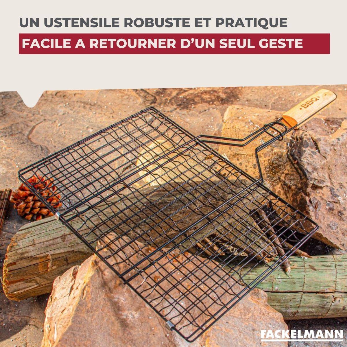 Grille de barbecue 35 x 25,5 x 54 cm Fackelmann BBQ Edition - Image 5
