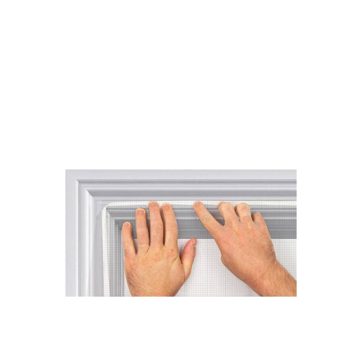 Moustiquaire à Découper "Porte" 220cm Blanc - Image 4