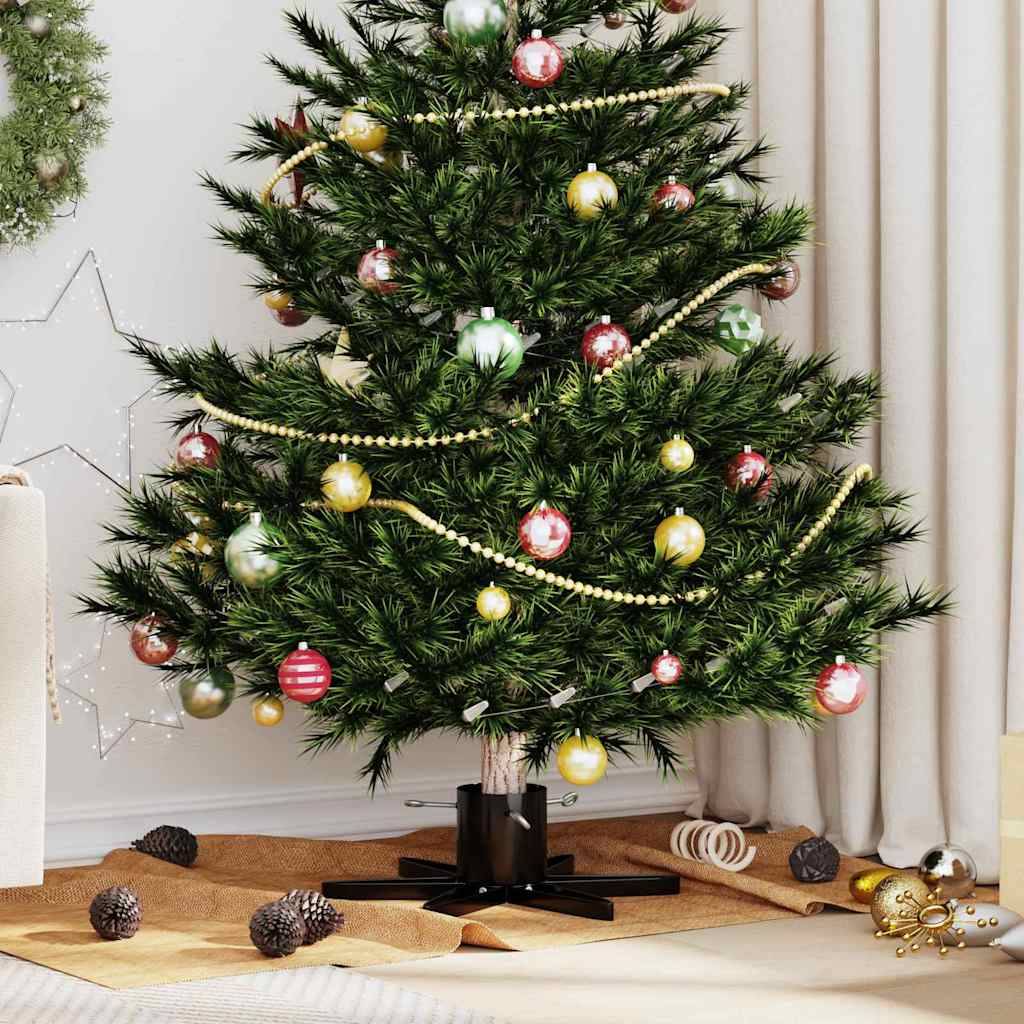 Vidaxl - Pied de Sapin de Noël 1.73 Noir 50 x 50 x 15,5 cm Acier vidaXL 42019200 - Image 1