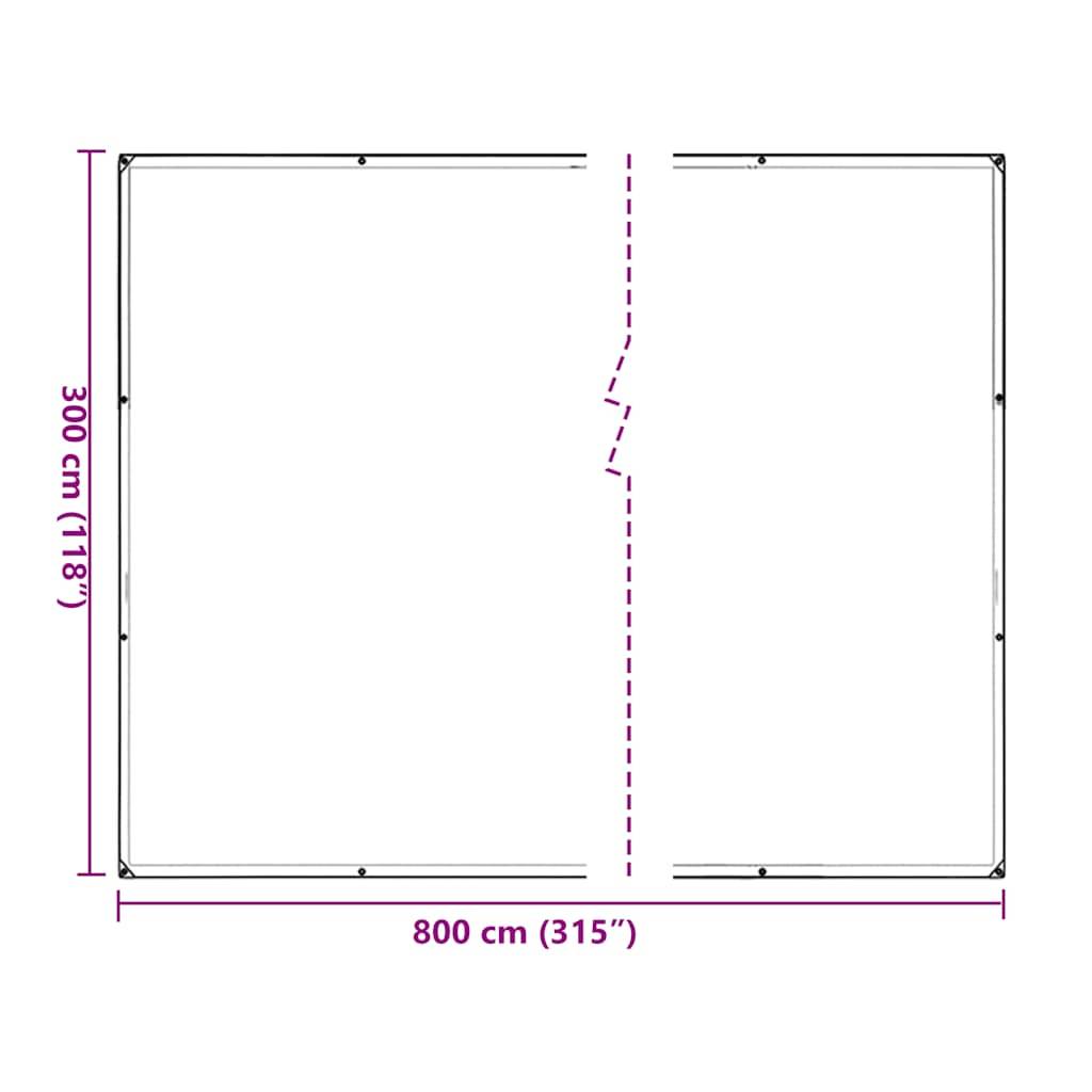 Vidaxl - Housse de protection plantes avec œillets 3x8 m polyéthylène vidaXL 3308692 - Image 3