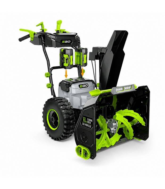 Ego Power + - Déneigeuse électrique à batterie 56V, largeur 61 cm, 2 batteries 56V 10 Ah - EGO SNT2400E - Image 2