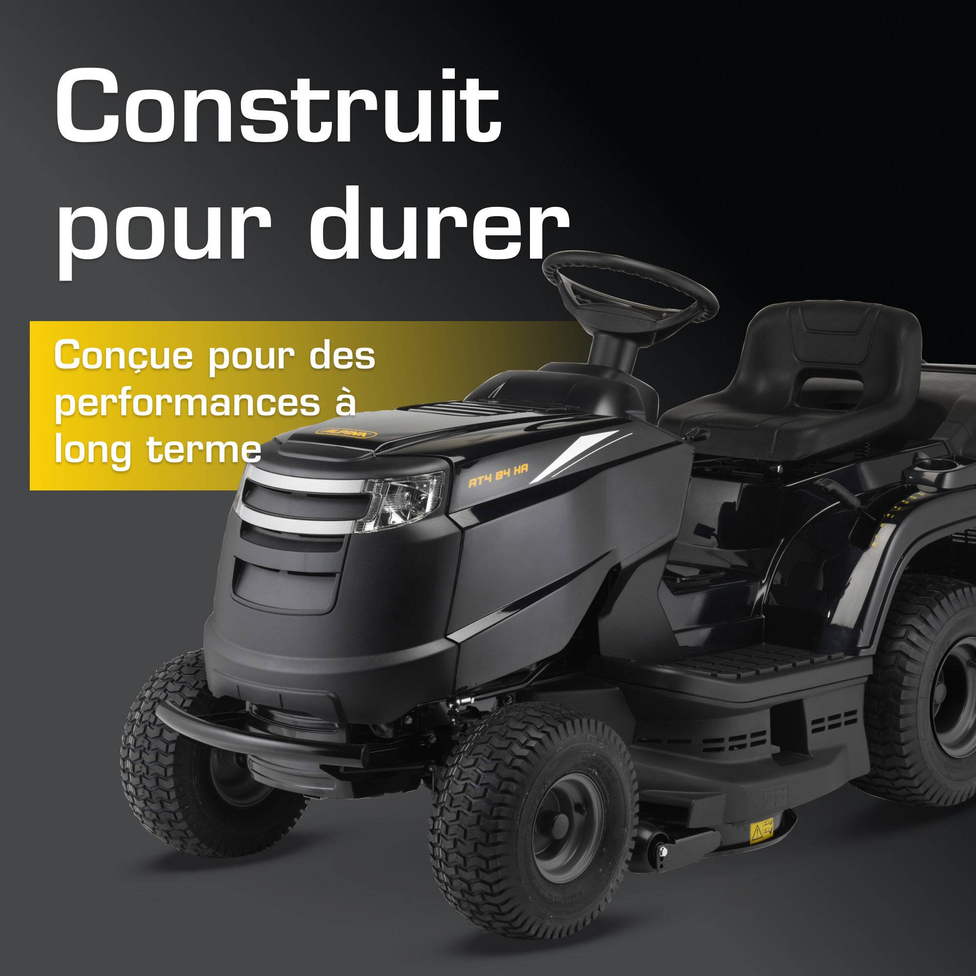 Alpina - Tracteur tondeuse thermique pour jardins jusqu'à 3000 m² - AT4 84 HA a - Alpina - Image 5