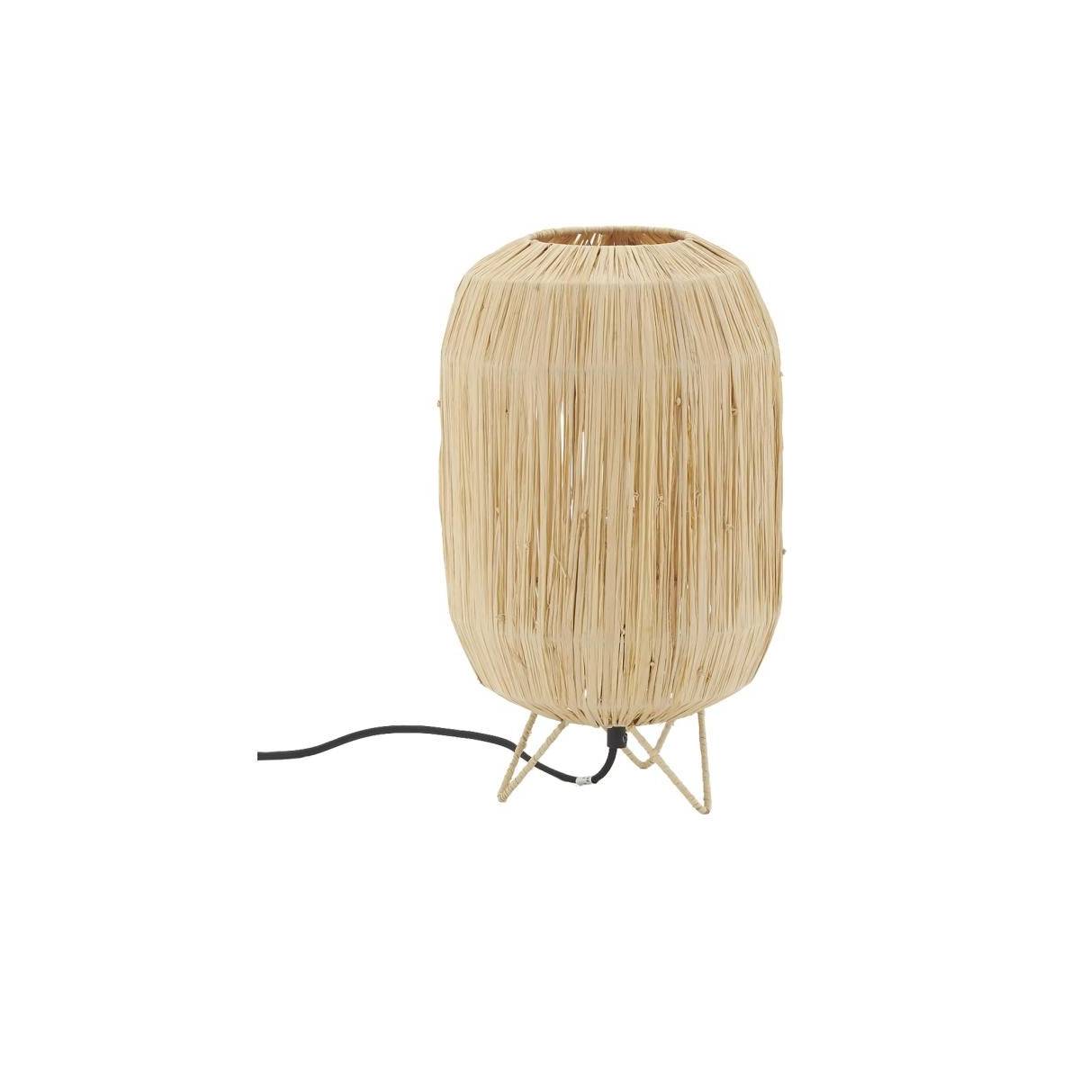 Aubry Gaspard - Lampe à poser en raphia Kenya Lampe à poser Naturel - Image 1