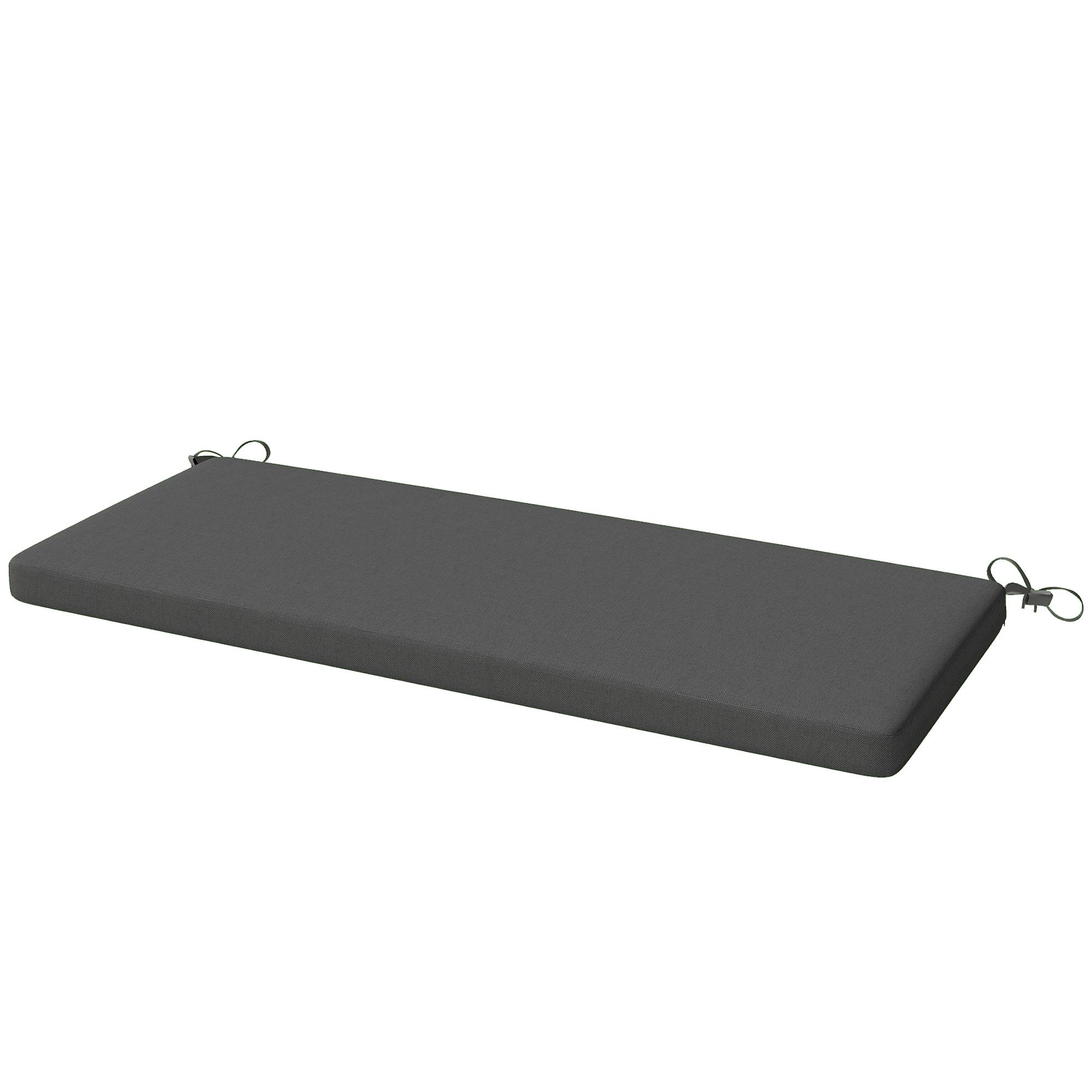 Outsunny - Coussin de banc pour mobilier extérieur - housse amovible - sangles de fixation - polyester - 110x46x6,5cm - gris foncé - Outsunny - Image 5