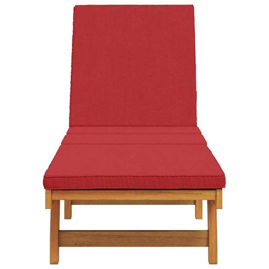 PANGIVO - Transat bois d'acacia massif marron 199 x 63 x 85 cm, Poids :22kg - PANGIVO - Image 4