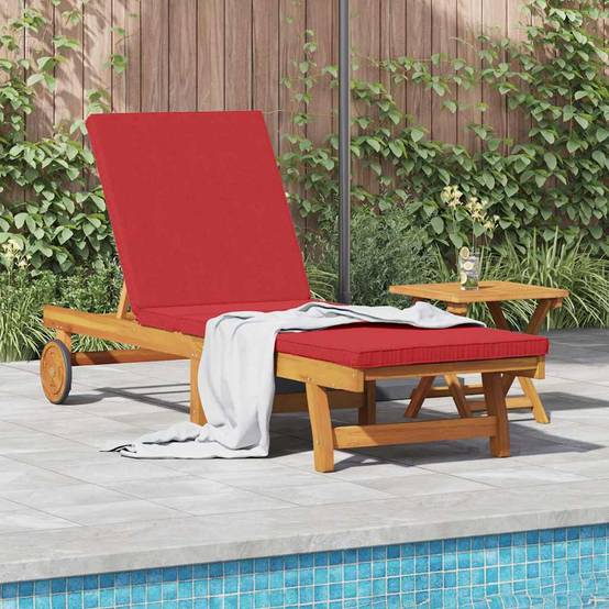 PANGIVO - Transat bois d'acacia massif marron 199 x 63 x 85 cm, Poids :22kg - PANGIVO - Image 1