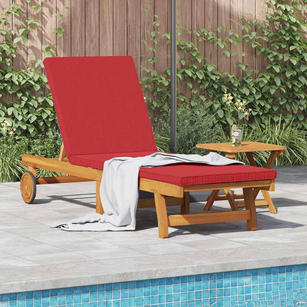 PANGIVO - Transat bois d'acacia massif marron 199 x 63 x 85 cm, Poids :22kg - PANGIVO - Image 1