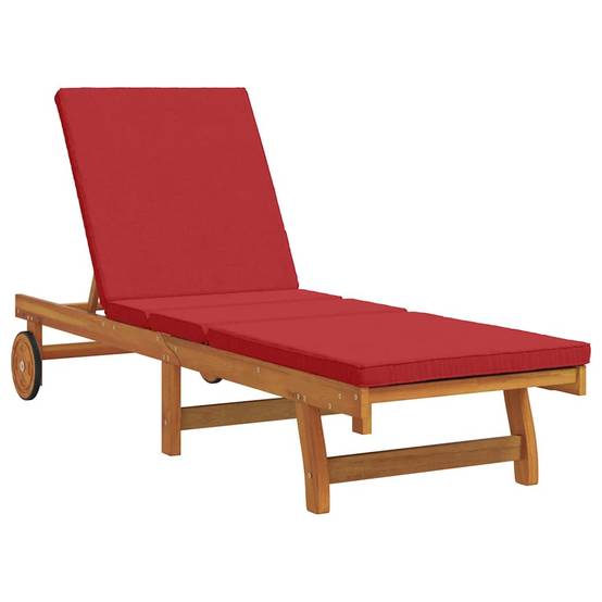PANGIVO - Transat bois d'acacia massif marron 199 x 63 x 85 cm, Poids :22kg - PANGIVO - Image 2