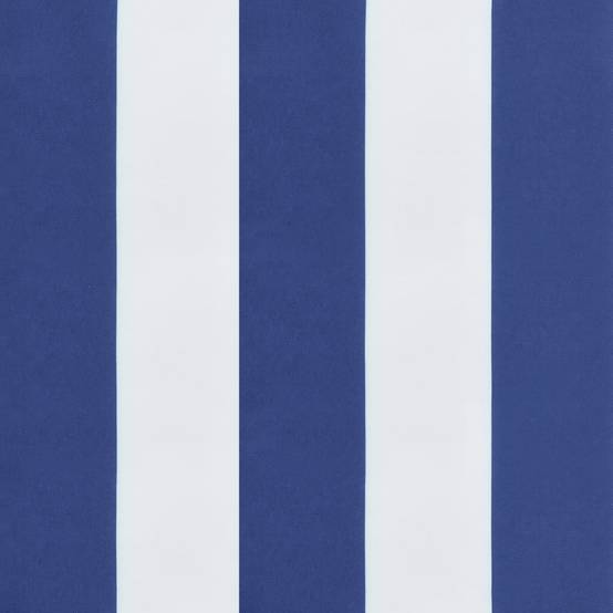 PANGIVO - Coussins de chaise à dossier haut polyester rayures bleu et blanc 120 x 50 x 3 cm - PANGIVO - Image 9