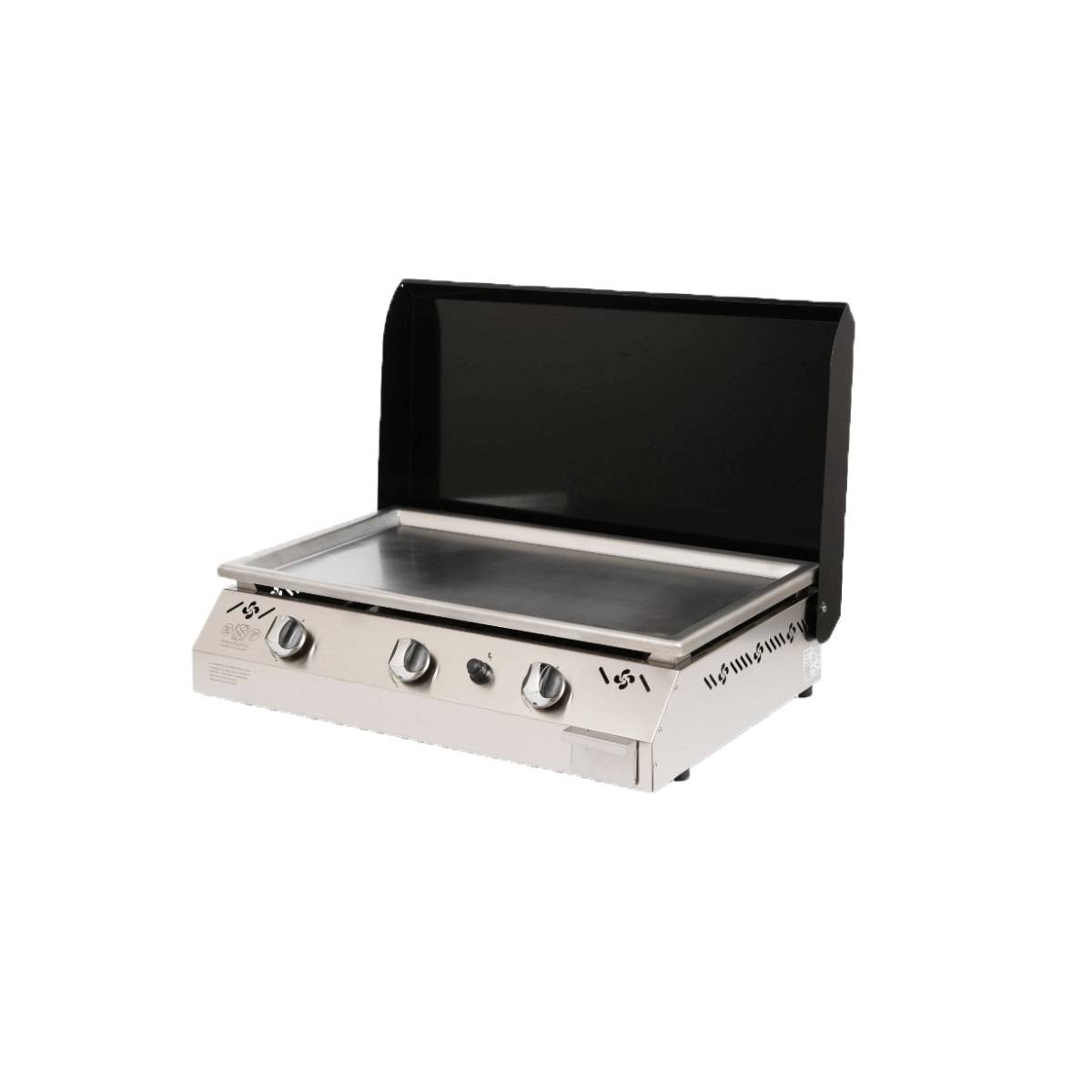 Plancha gaz 9kw plaque inox 78x45cm IPARLAPICN Euskal Plantxa - Image 1