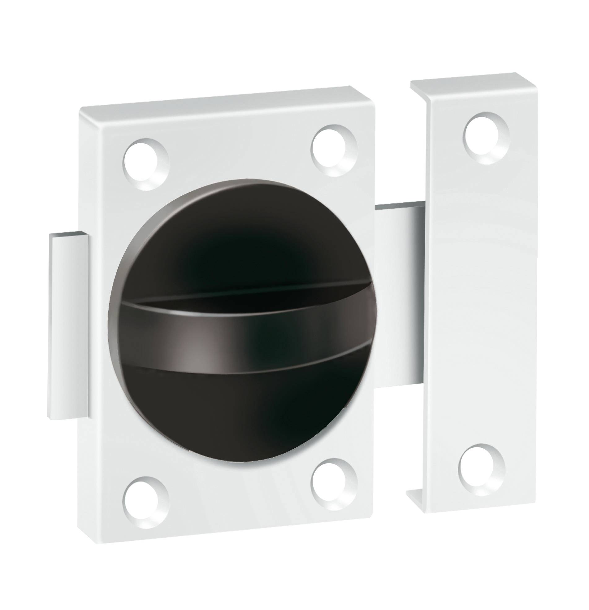 Verrou targette FJ nickelé 40mm - VACHETTE - 13623000