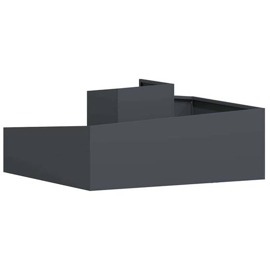 ComfortXL - Très grand cache-pot carré acier Anthracite 100x100 cm – ComfortXL Outdoor Living - Image 7