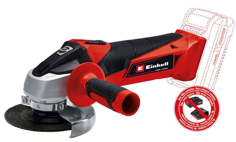 Einhell - Meuleuse d'angle sans fil TC-AG 18/115 Li Solo - Diamètre des disques : 115 m - Sans batterie Einhell - Image 1