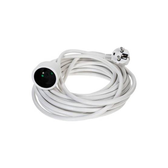 Rallonge Électrique "Terre" 10m Blanc - Image 1