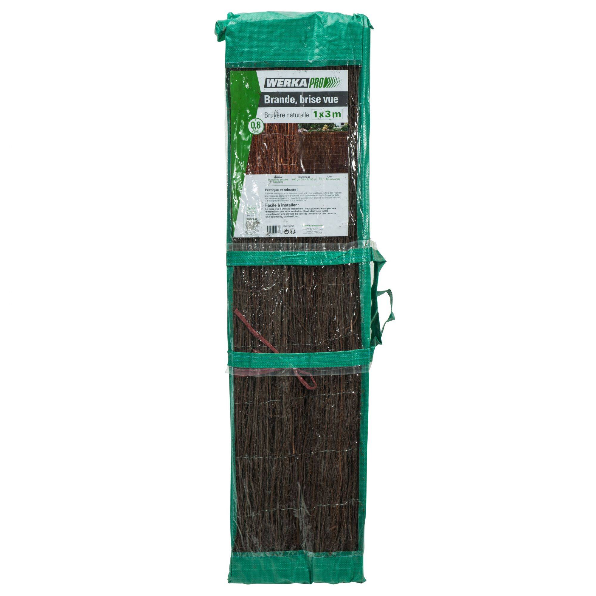 Brise vue brande de bruyère 800g/m2 WERKA PRO - 1 x 3 m - Image 5