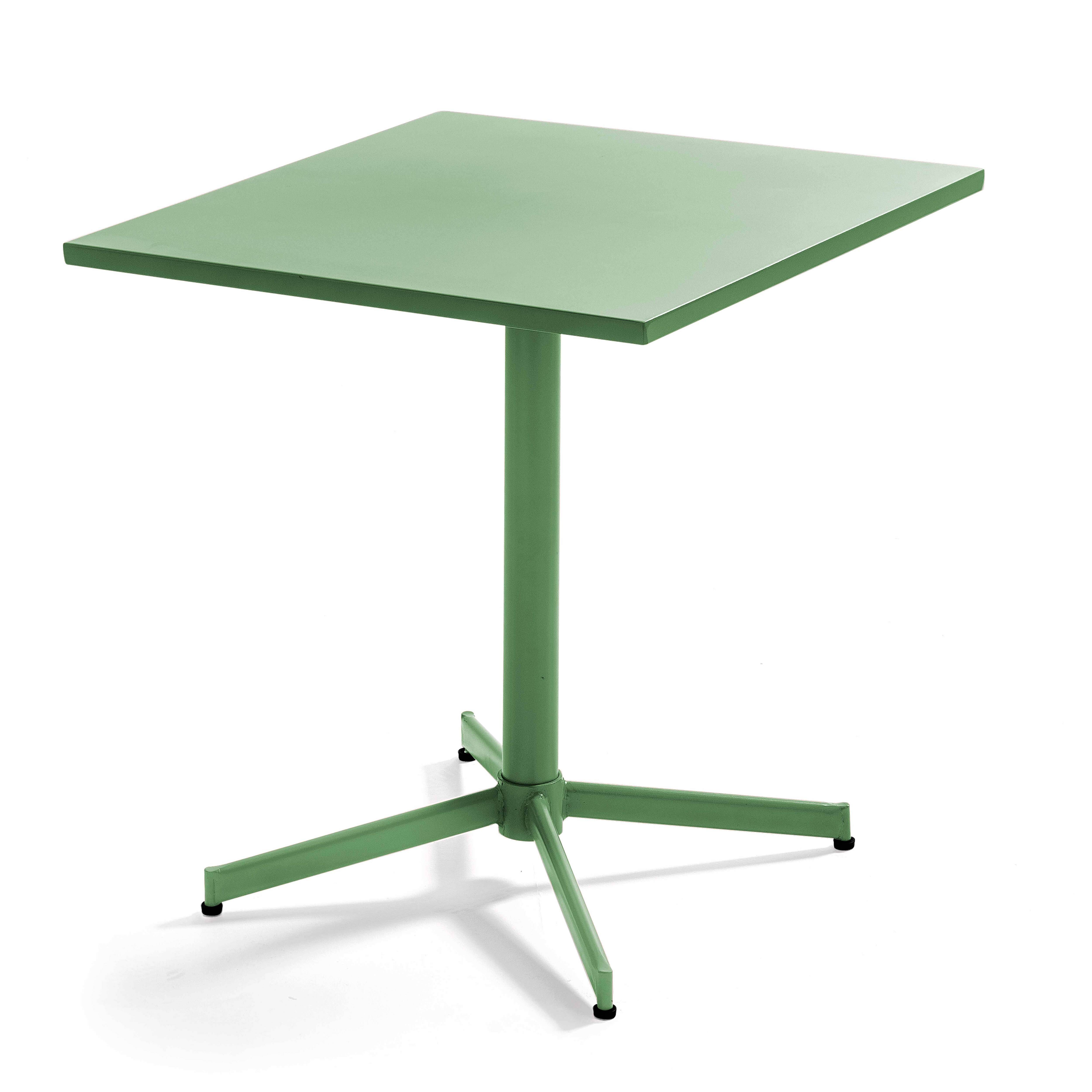 Oviala - Ensemble table inclinable de jardin et 2 chaises vert cactus Palavas - Oviala - Image 2