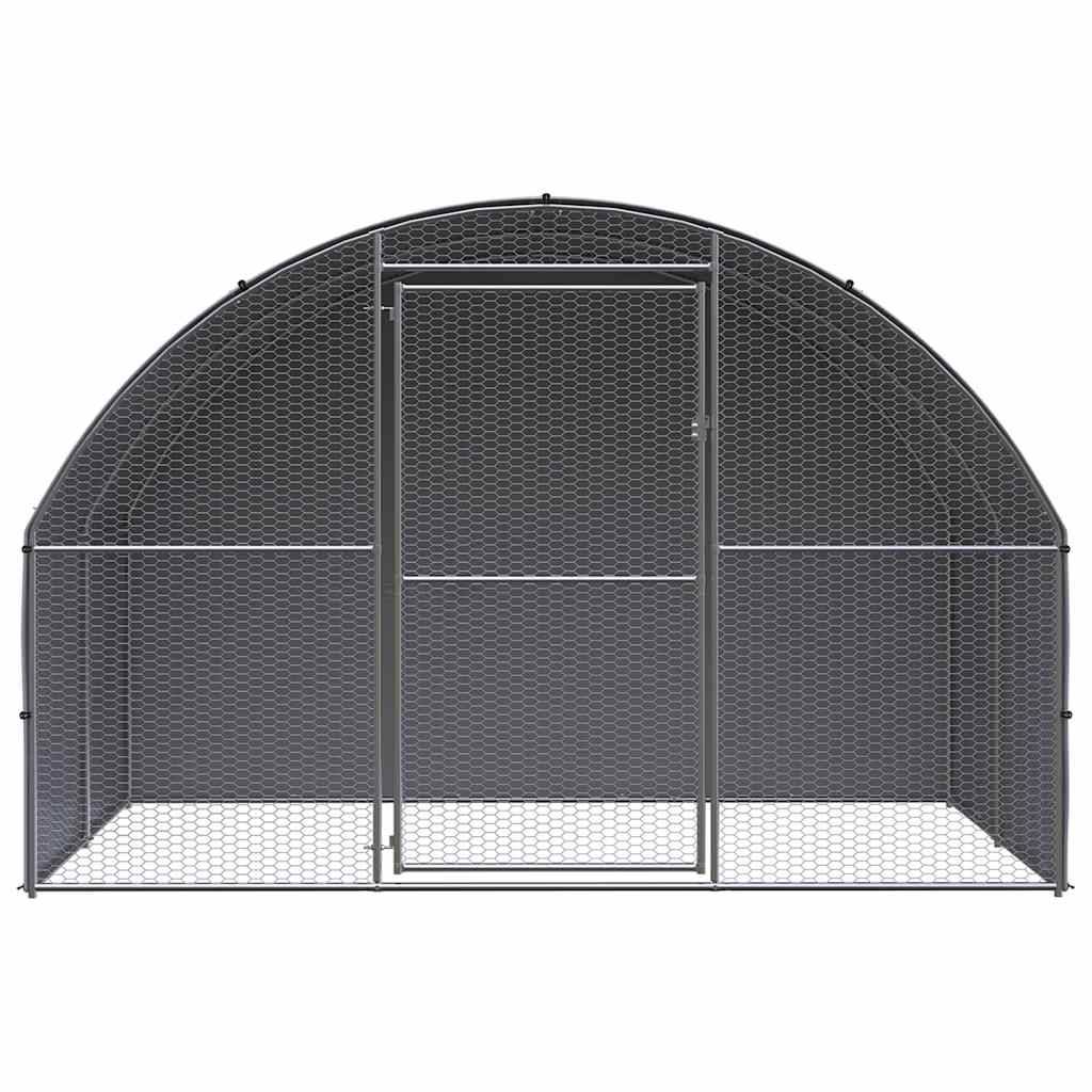 Vidaxl - Poulailler d'extérieur 3x2x2 m Acier galvanisé vidaXL 3095472 - Image 2