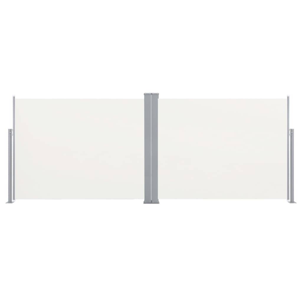 Helloshop26 - Auvent latéral rétractable 140 x 1000 cm crème - Image 1
