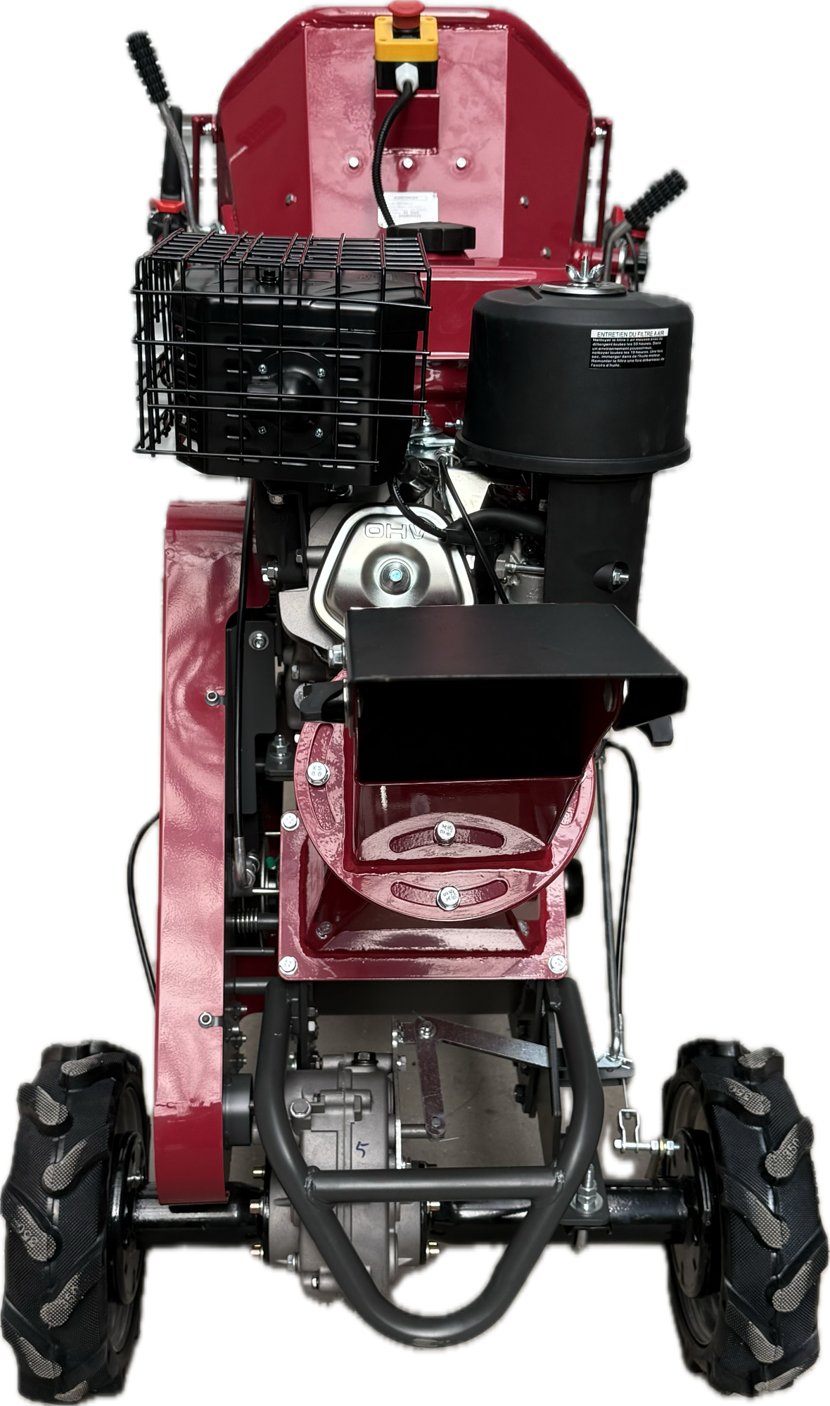 Broyeur de branche auto- tracté 19cv, pour bois vert et sec - Image 3