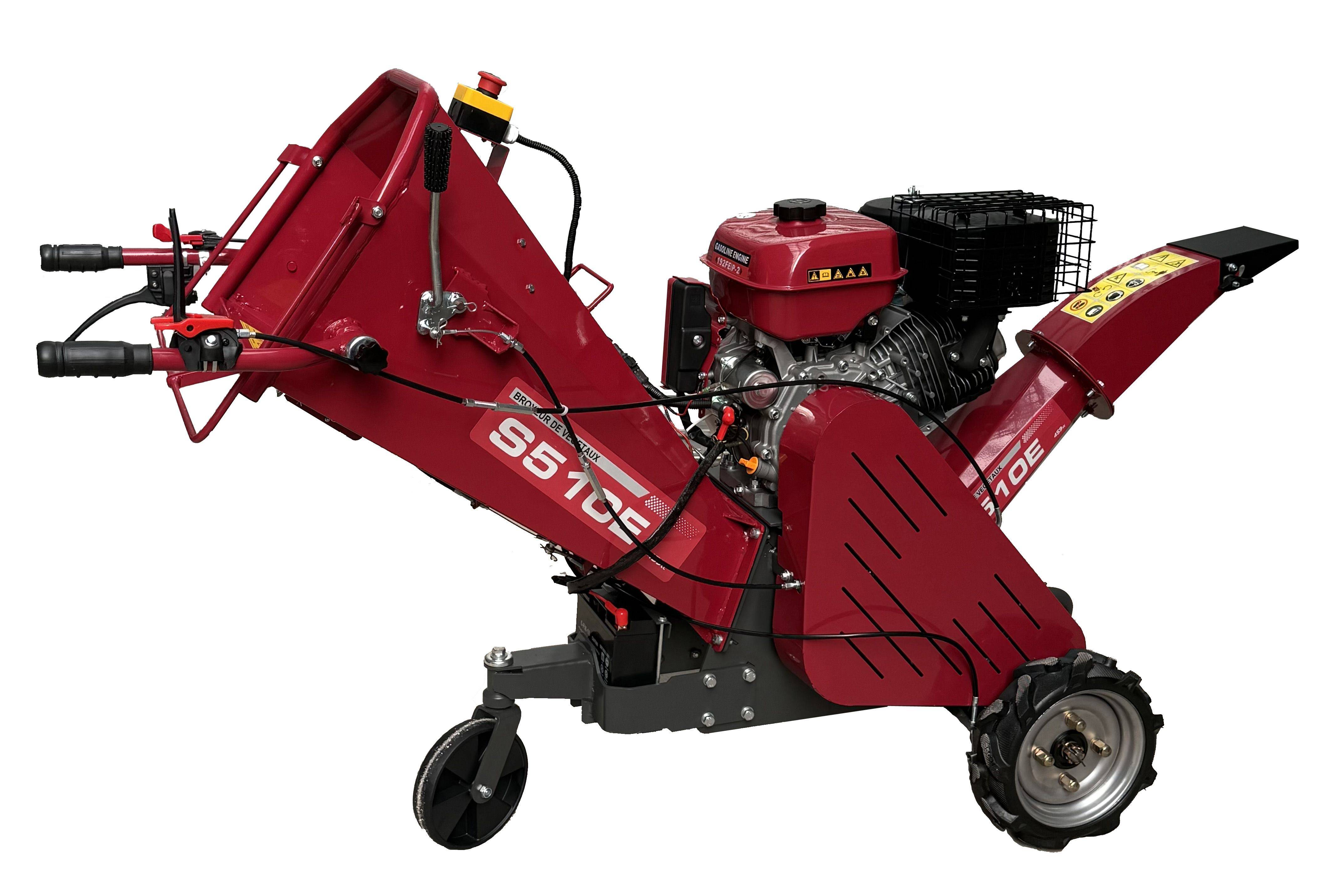 Broyeur de branche auto- tracté 19cv, pour bois vert et sec - Image 2