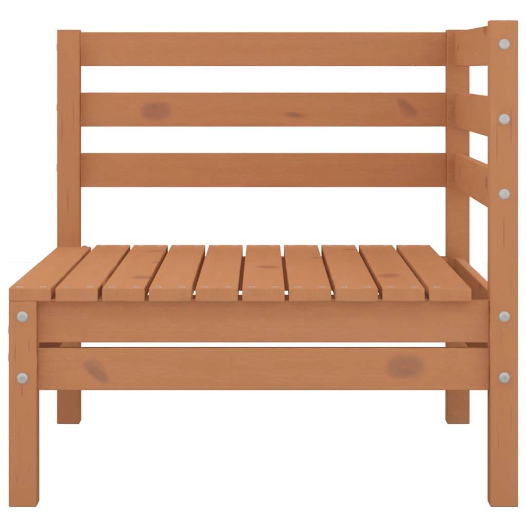 Helloshop26 - Salon de jardin meuble d'extérieur ensemble de mobilier 4 pièces bois de pin massif marron miel - Image 3