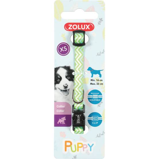 Zolux - Collier PUPPY PIXIE 8 mm 16 à 25 cm couleur vert pour chiots - Image 2