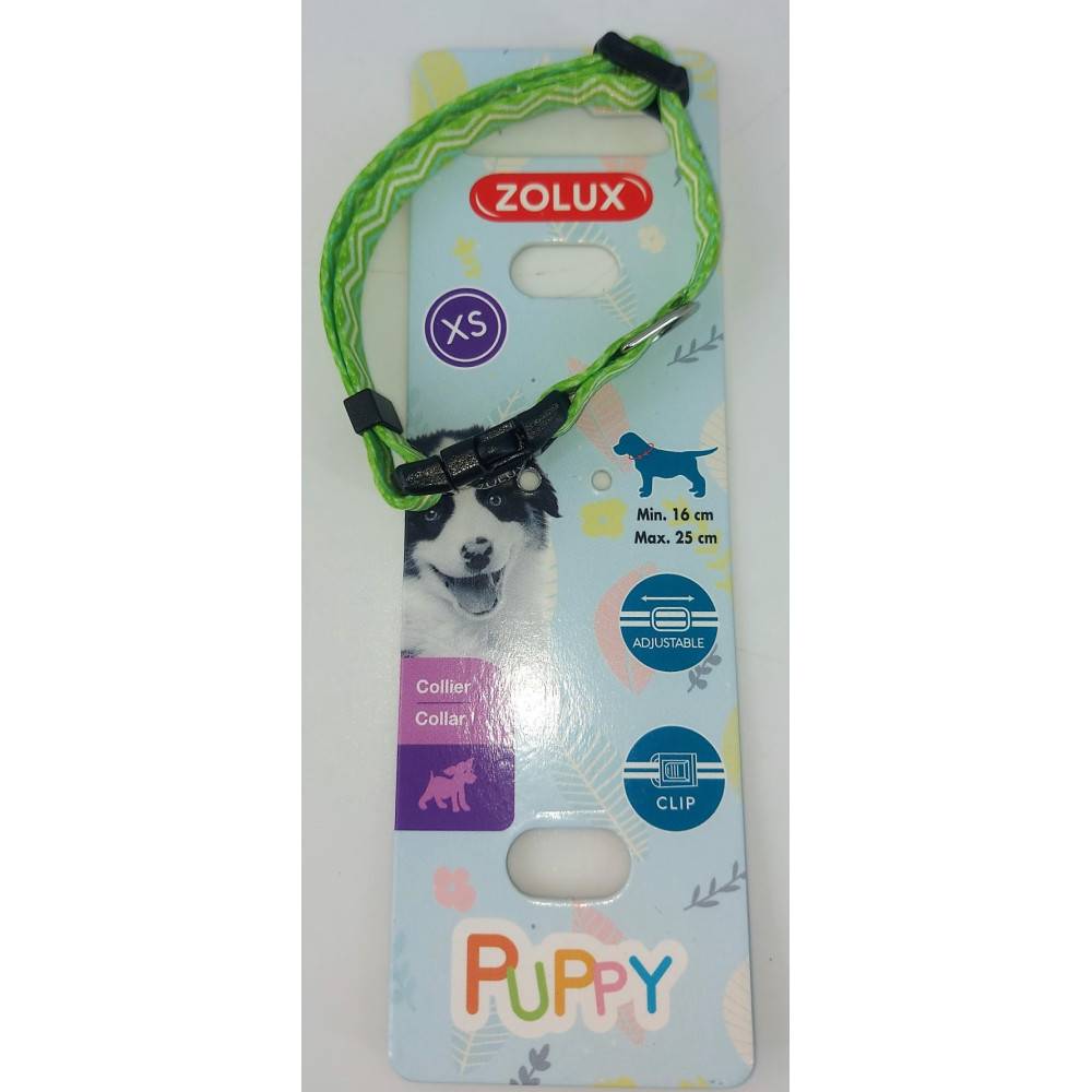 Zolux - Collier PUPPY PIXIE 8 mm 16 à 25 cm couleur vert pour chiots - Image 5
