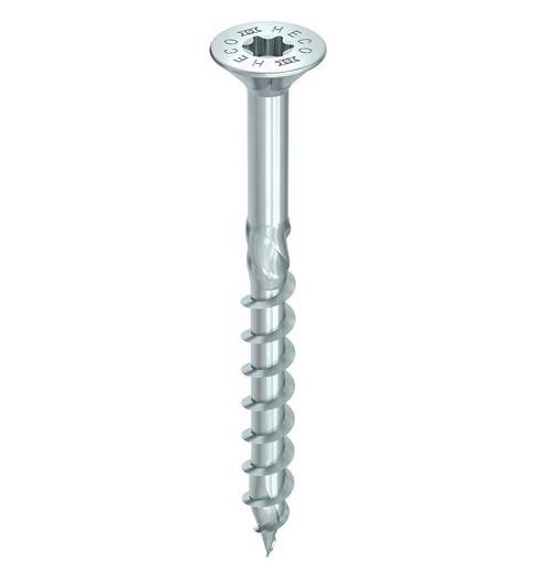 Vis HECO-Topix-Plus - Ø6x150mm - Tête Fraisée à poches de fraisage - Filetage Partiel - T30 - Boite de 100 - 61156 - Image 1