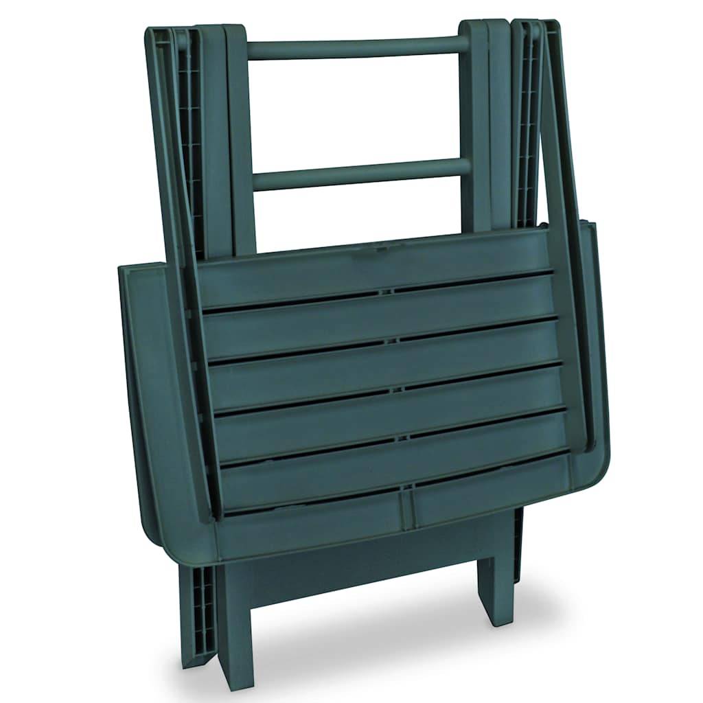 Vidaxl - Ensemble de bistro pliable 3 pcs-Salons de jardin Plastique Vert - Image 7