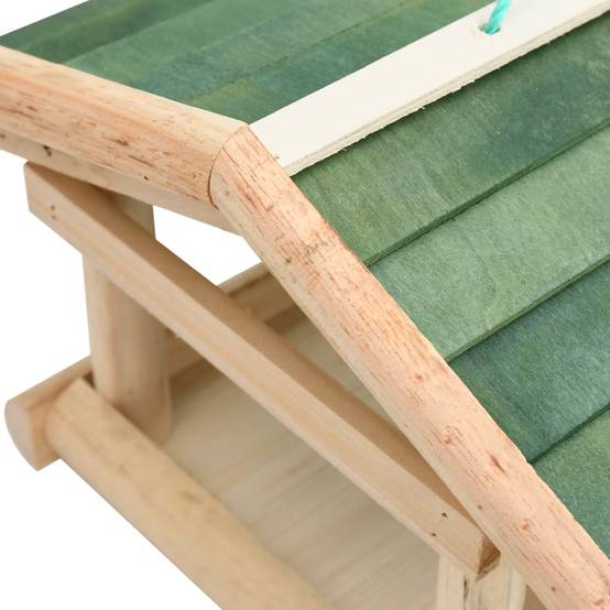 ComfortXL - Mangeoire à oiseaux suspendue en bois de sapin pour jardin et balcon Brun – ComfortXL Pet Living - Image 5