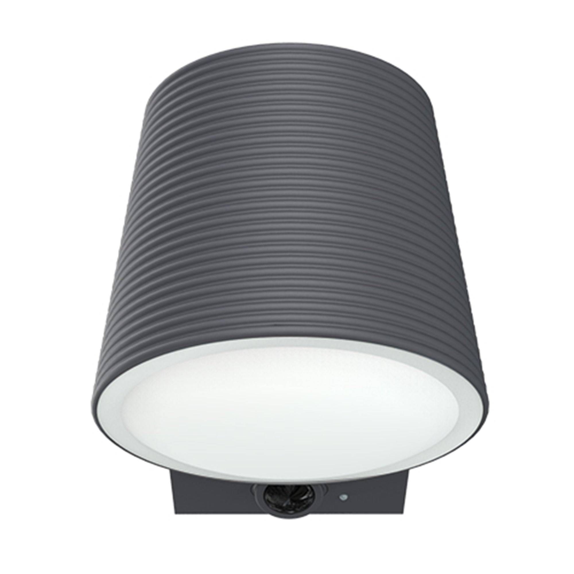 Lumisky - Applique murale solaire SOLINE gris sensor H11cm - Image 7