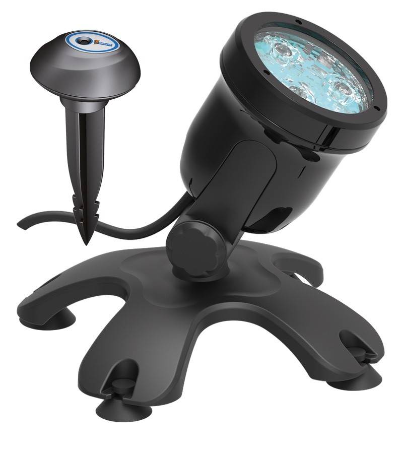 Spot Led Bassin 3W + CAPTEUR. Éclairage Bassin De Jardins  Et Piscine