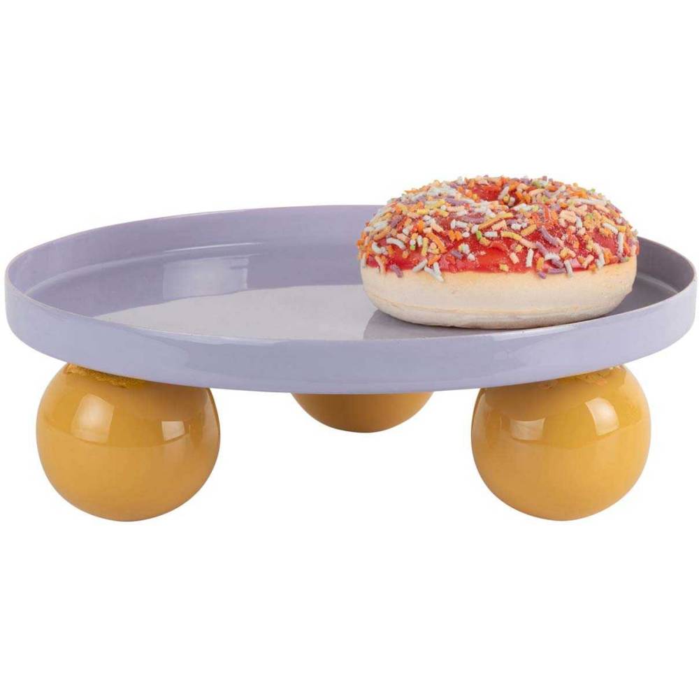 Plateau rond en métal Double Funky - Image 3