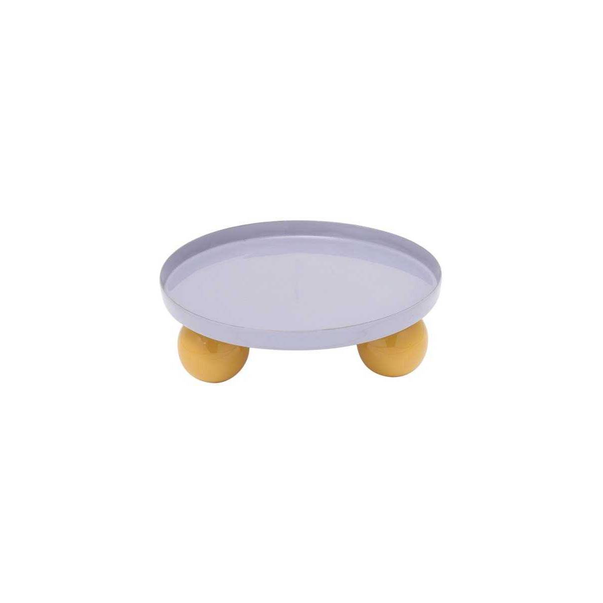 Plateau rond en métal Double Funky - Image 1