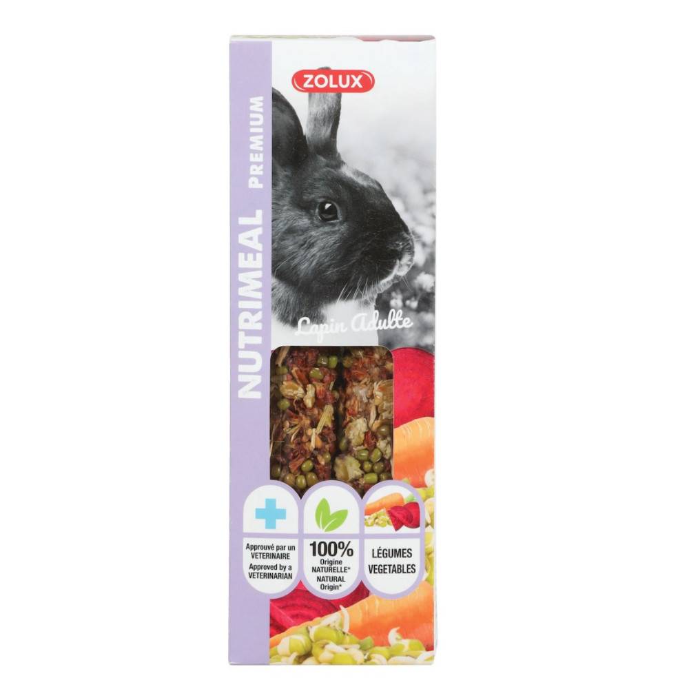 Zolux - zolux - Friandises 2 sticks premium légumes pour lapin adulte , pour lapin - Image 1