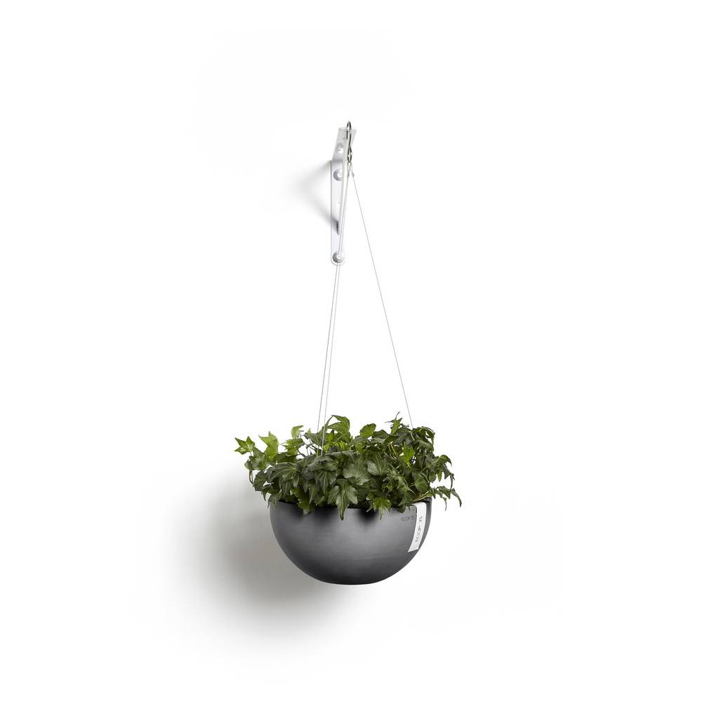 Ecopots - Pot supsendu Brussels 27 Gris - Ø 26,5 x H. 13 cm - 4,2 L ECOPOTS - Image 3