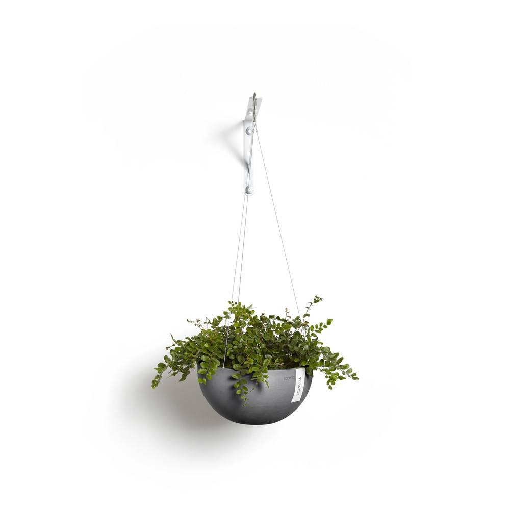 Ecopots - Pot supsendu Brussels 27 Gris - Ø 26,5 x H. 13 cm - 4,2 L ECOPOTS - Image 1