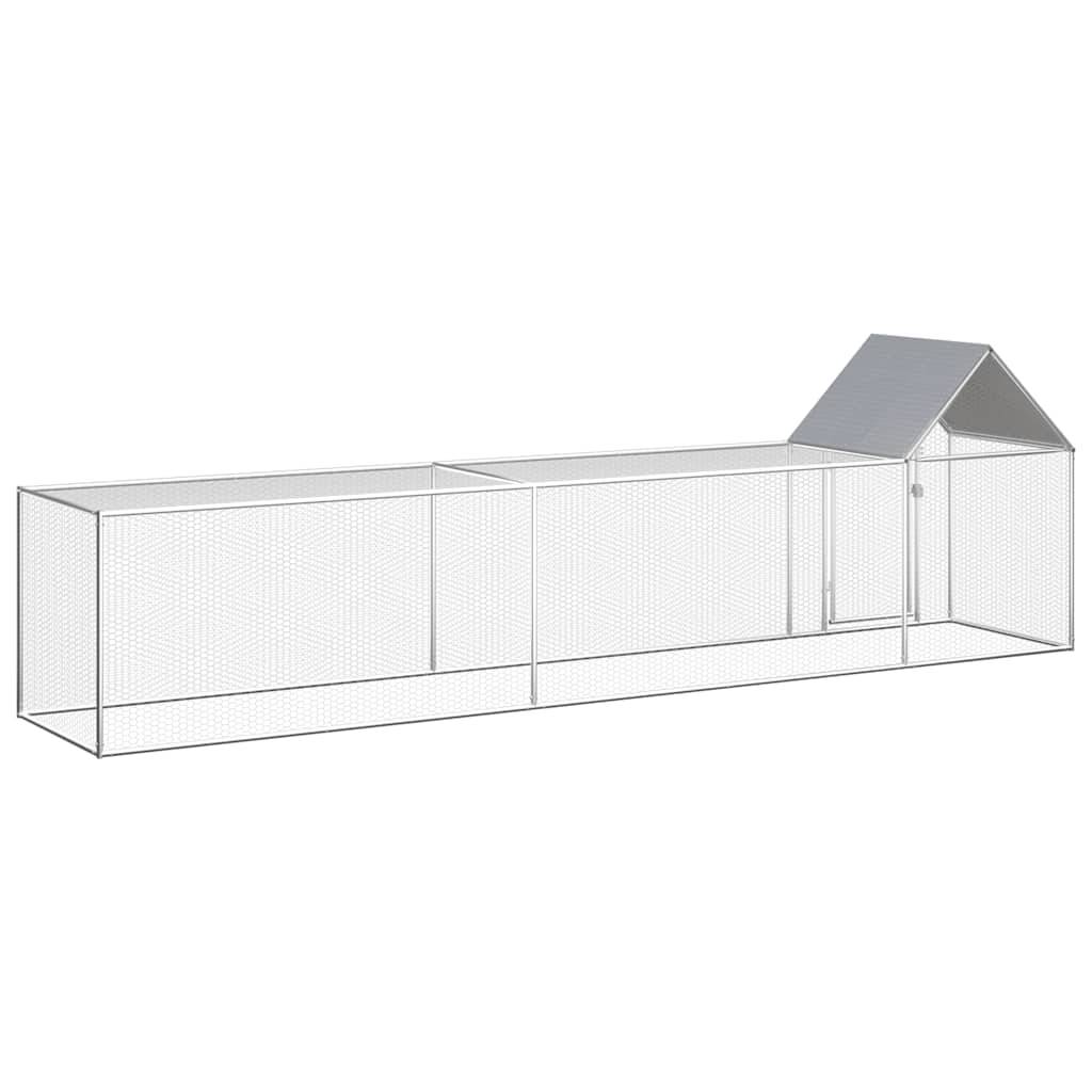 Vidaxl - Poulailler 5 x 1 x 1,5 m Acier galvanisé vidaXL 144555 - Image 5