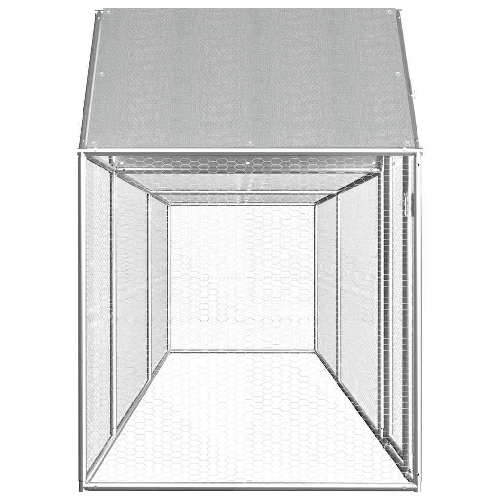 Vidaxl - Poulailler 5 x 1 x 1,5 m Acier galvanisé vidaXL 144555 - Image 4