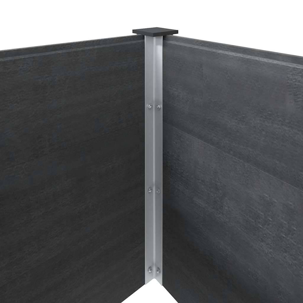 Vidaxl - Lit surélevé de jardin 200x100x54 cm WPC Gris vidaXL 318097 - Image 5