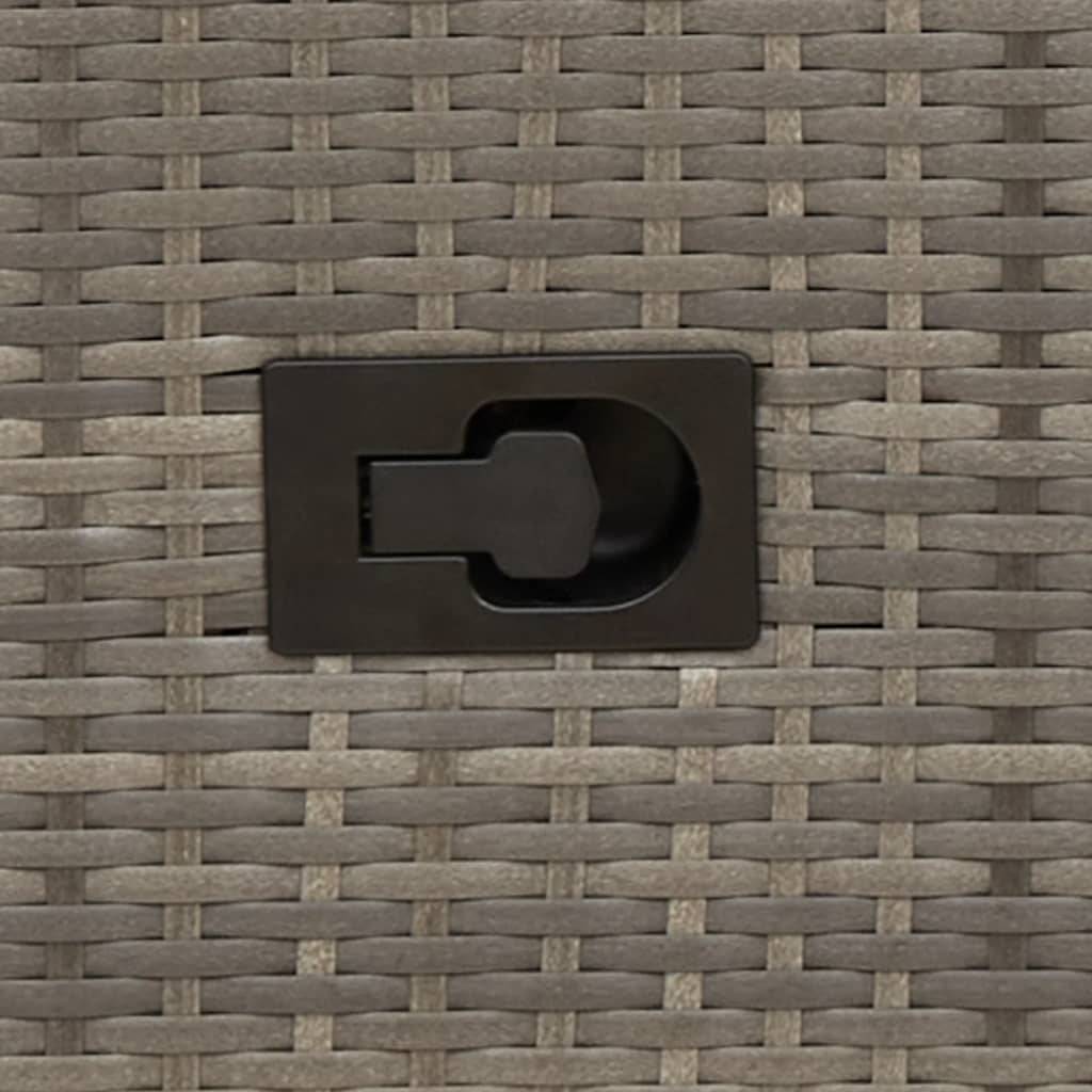 Chaise bois composite 2 places tissu gris  56 x 59 x 92 cm  - Prolenta premium  p3139.7 - Image 9