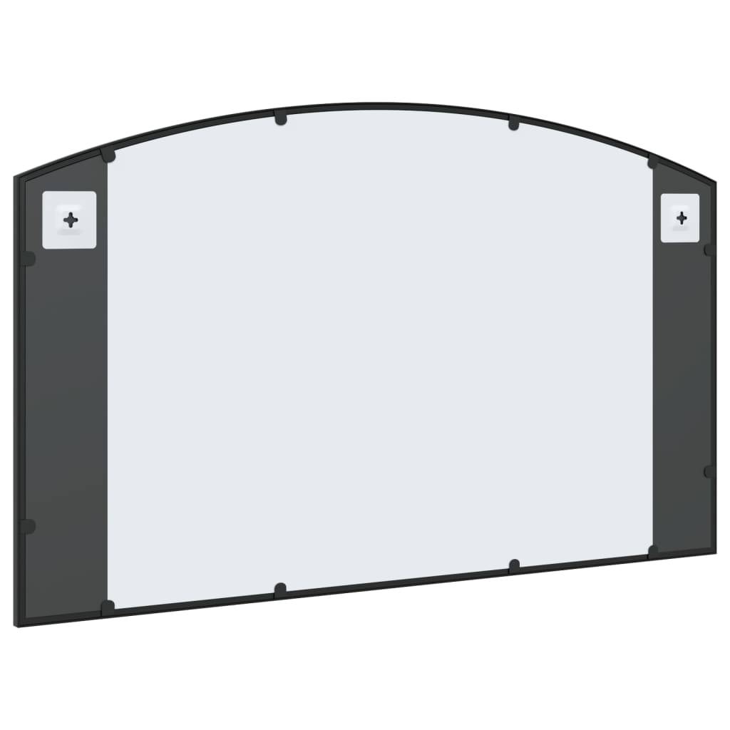 Miroir mural noir 100x60 cm arche fer Maison Chic - Image 5
