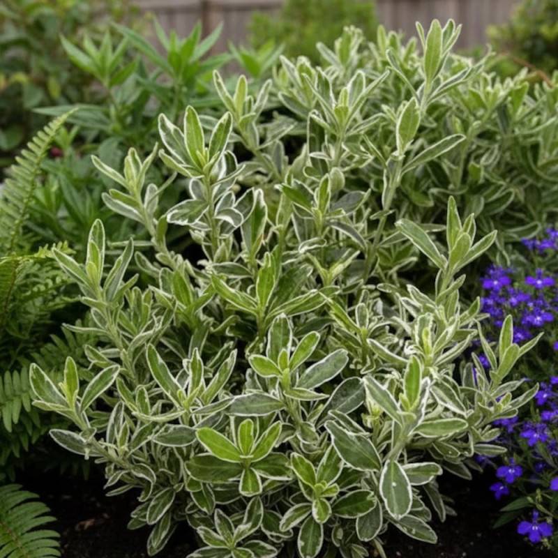 Fusain du Japon Microphyllus Albovariegatus, Euonymus - Pot de 3L - 20/40 cm - Image 2
