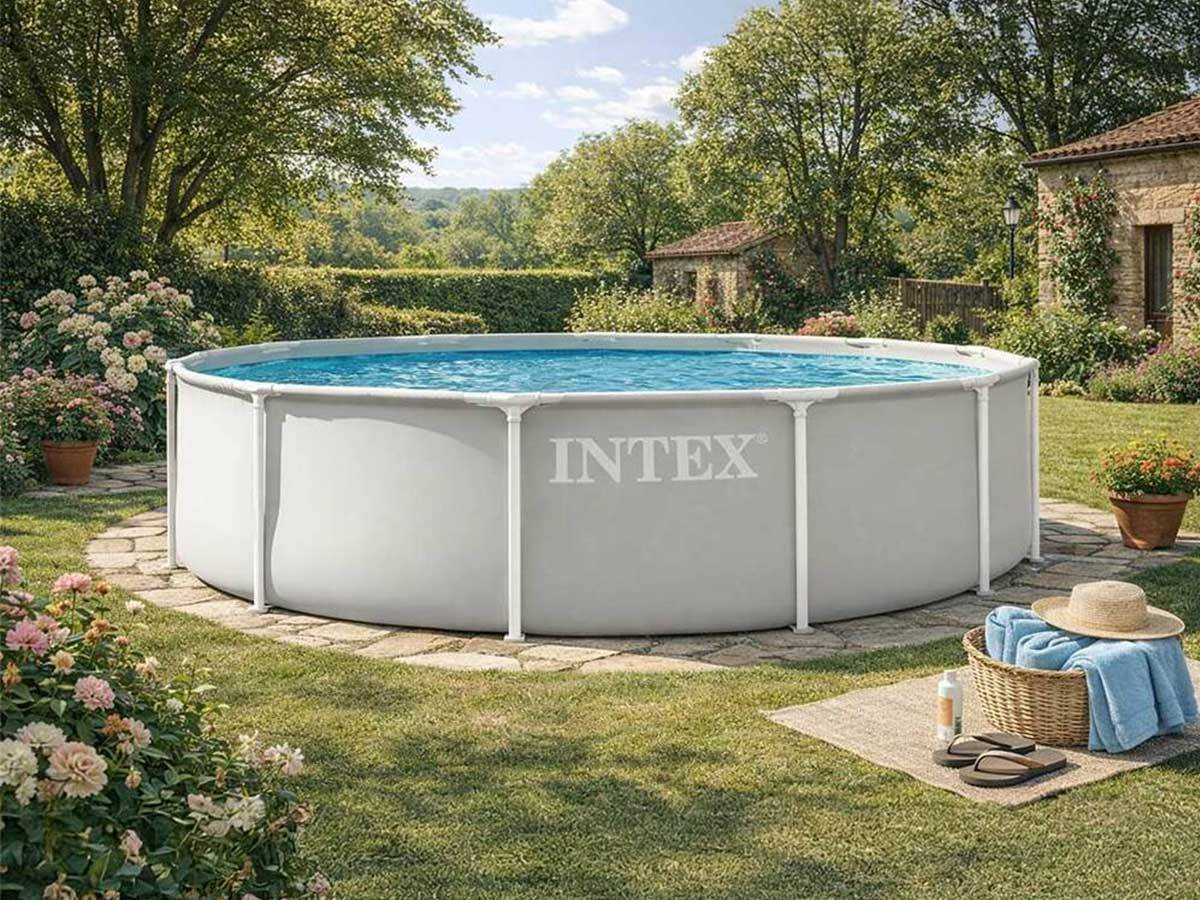 Piscine tubulaire Prism Frame ronde 3,66 x 0,76 m - Intex - Image 2