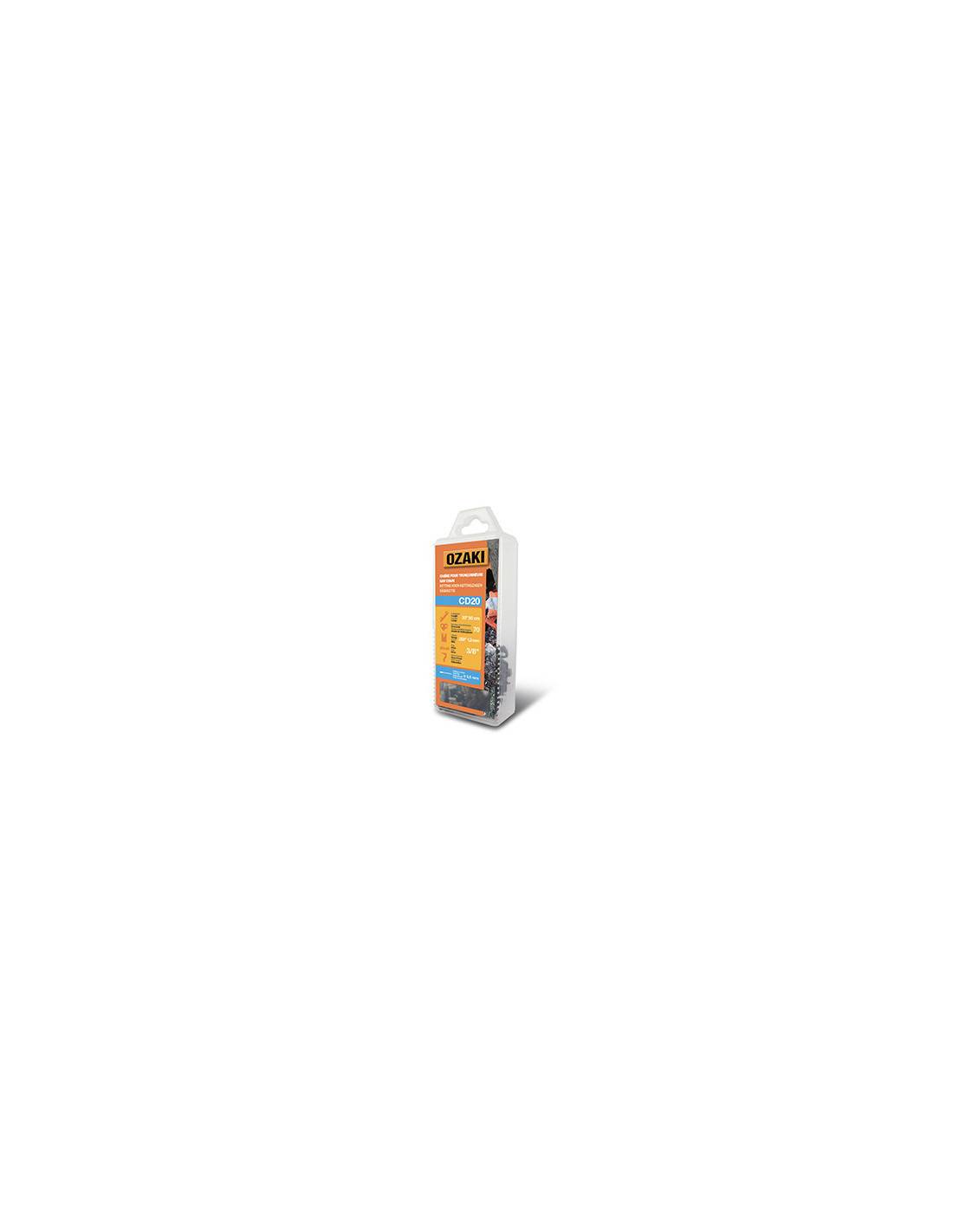 Chaîne De Tronçonneuse Ozaki Sous Coque Semi Carrée: 3/8'' 050 (1,3mm) 70 Entraîneurs ( E70 )