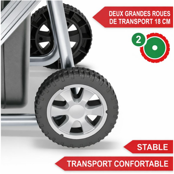 Broyeur de vegetaux electrique RS2844 2800 W Bac collecteur 60 L - Image 4